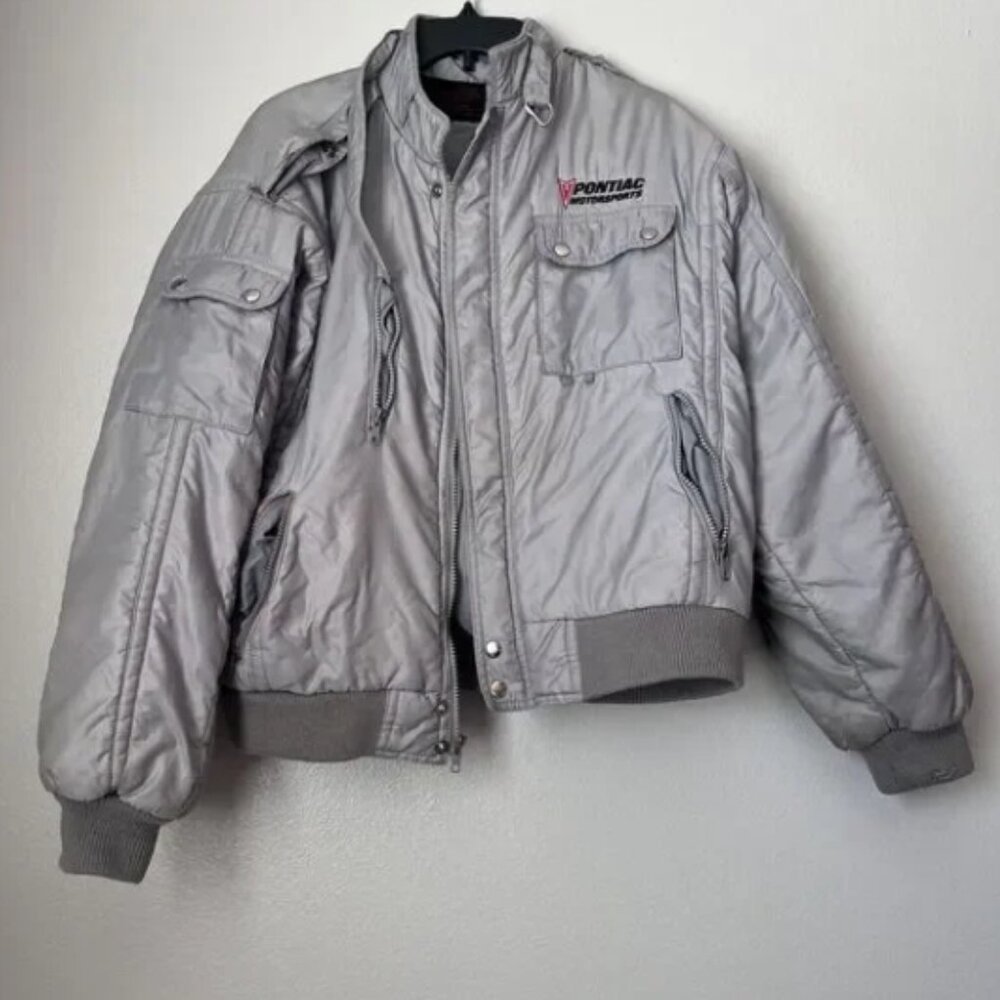 Upstream Racing Divison Vintage Pontiac Motorsports Outerwear Jacket‎ Coat XL